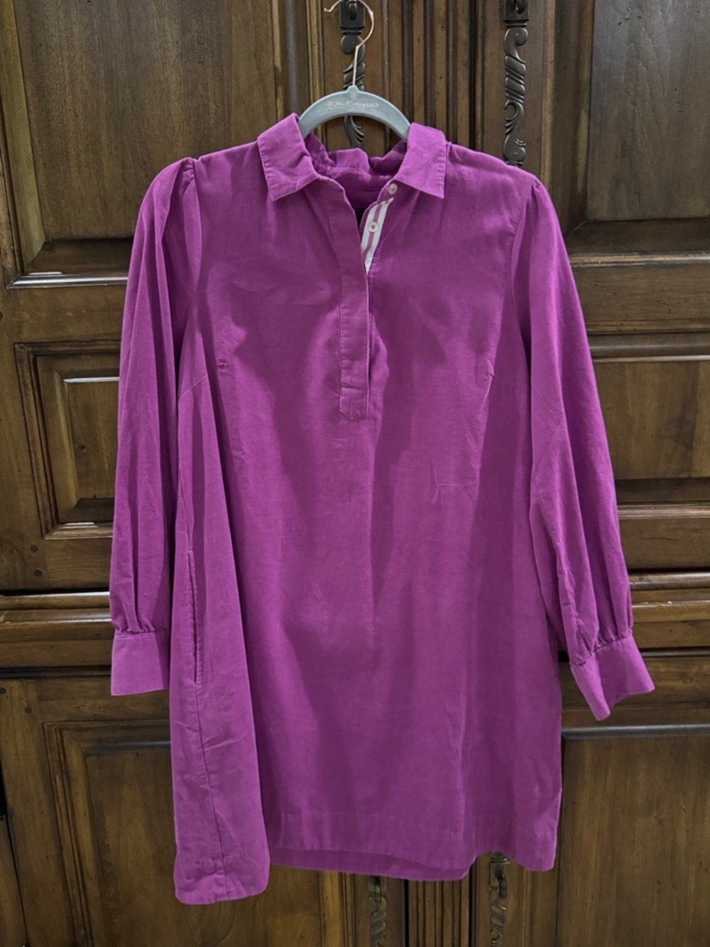 Vineyard Vines Raspberry Pinwale Corduroy Dress - NWT - XS